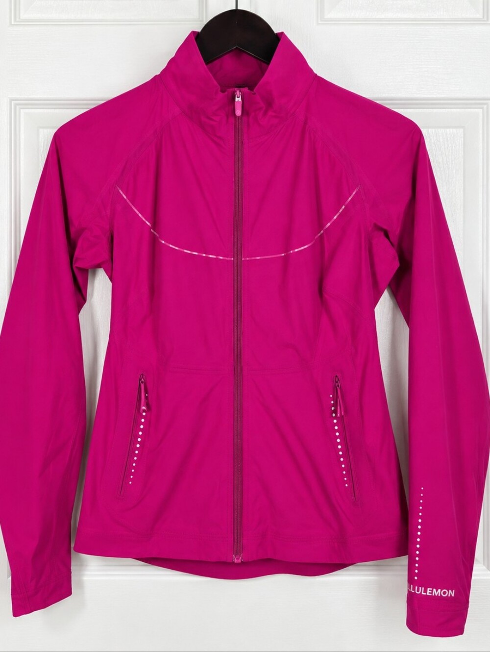 Lululemon Fast and Free Windbreaker Jacket Ripened Raspberry Pink Size 6 - Picture 1 of 14